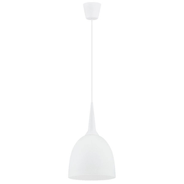 Lampa wisząca ALFA UNI BIAŁA 1xE27 23cm | 60628