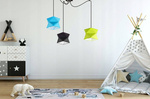 Lampa wisząca do pokoju dziecka typu pająk kolorowa Diament Spyder 3