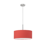 Lampa sufitowa do pokoju dziecka z abażurem 40 cm Tęczowy Cylinder 3xE27