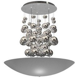 Lampa wisząca PERLA SILVER LED
