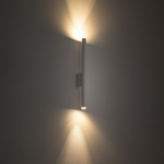 Kinkiet smukła tuba LASER WALL wys. 40cm | biały