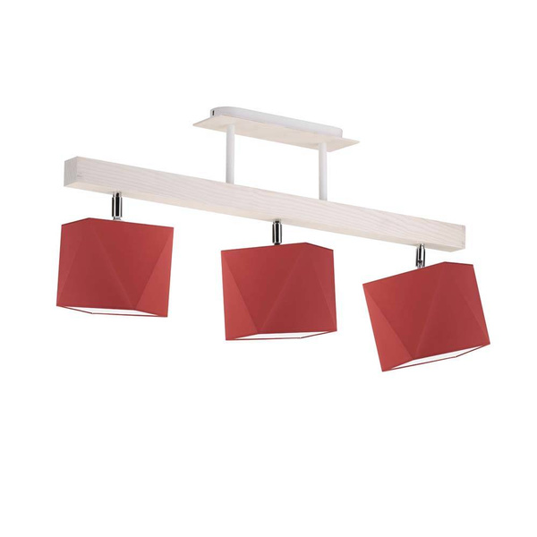 Lampa sufitowa dla dziewczynki i chłopca żółte abażury Zaczarowany Diamencik