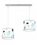 Lampa do pokoju dziecięcego z abażurem regulowana 