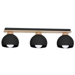 Lampa sufitowa nowoczesna DAMA czarny szer. 64cm