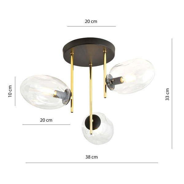 ARGO 3 BL TRANSPARENT oprawa oświetleniowa