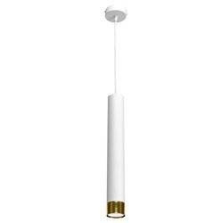 Nowoczesna lampa wisząca DANI WHITE/GOLD 1xGU10 MLP6235