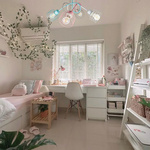 Lampa sufitowa do pokoju dziewczynki pastelowa Zakręcony Koszyczek 4xE27 Led