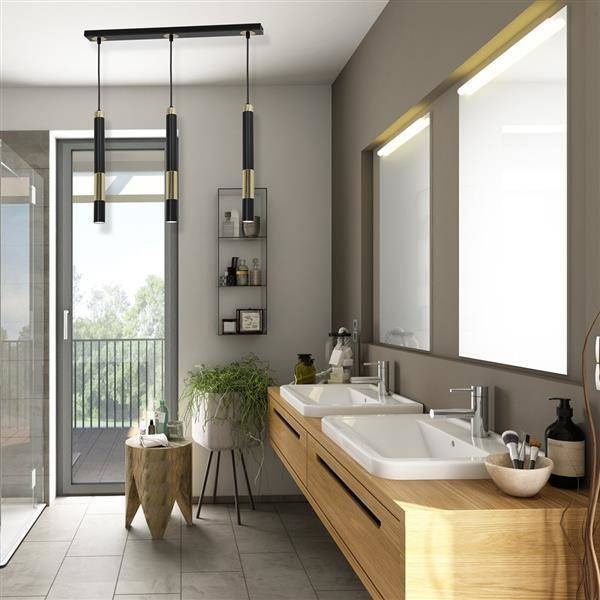 Lampa wisząca DALLAS GOLD 3xGU10 Listwa MLP6547