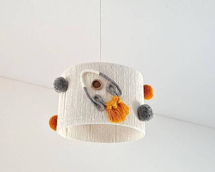 Lampa dla chłopca w stylu Boho W Kosmosie