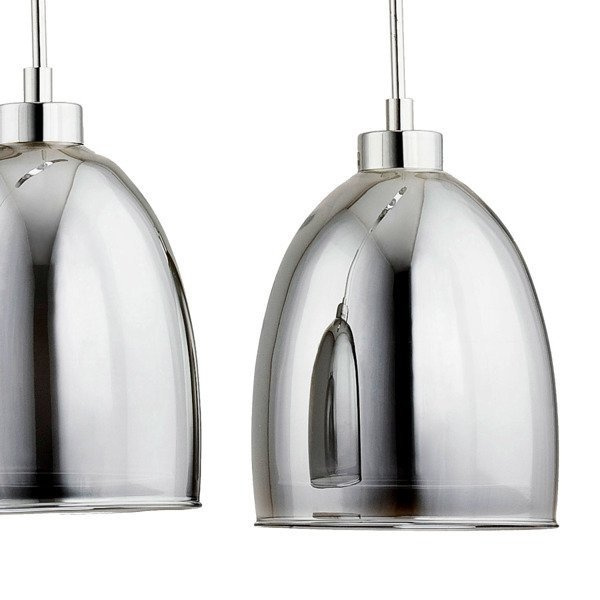 Lampa wisząca RONDA chrom/grafit szer. 70cm