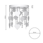 Lampa Sufitowa CORAZON 3xE27 MLP1148