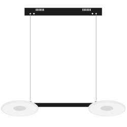 Lampa wisząca GIRO LED, max zwis 100 cm, śr 65 cm