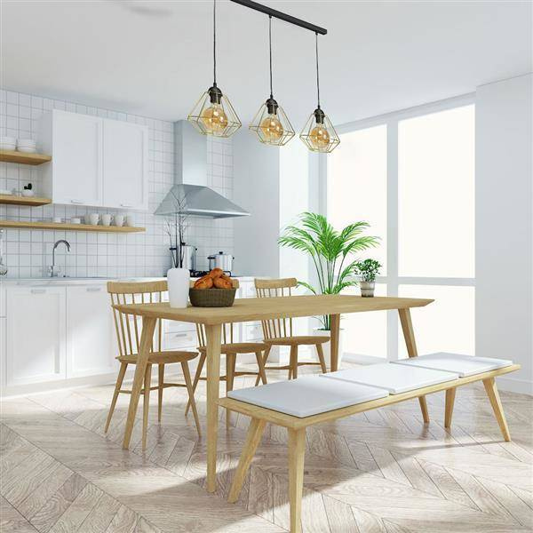 Lampa wisząca INDUSTRIALNA LUPO BLACK/GOLD 3xE27 MLP6271