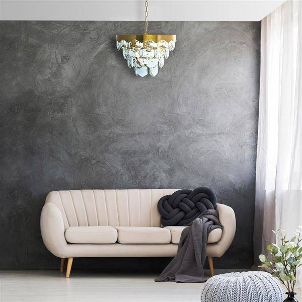 Lampa wisząca / Żyrandol GRACE GOLD 6xE14 marki MiLAGRO
