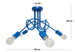  Lampa dziecięca granatowa Mondo 5 Loft