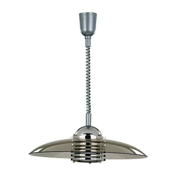 Nowoczesny lampa sufitowa ASTRA I szary śr. 48cm