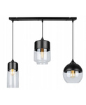 Nowoczesna Lampa Wisząca z Asymetrycznymi Szklanymi Kloszami