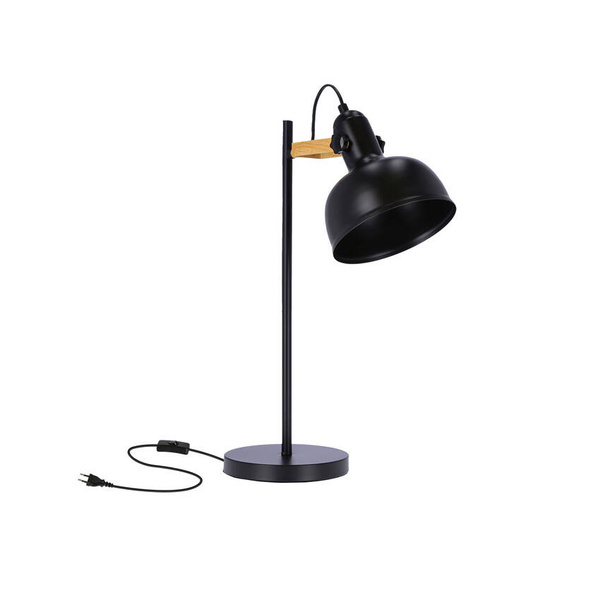 Lampka stołowa czarna regulowana Reno 41-80066 