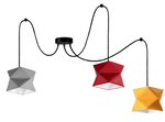 Lampa wisząca do pokoju dziecka typu pająk kolorowa Diament Spyder 3
