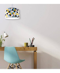 Lampa do pokoju dziecięcego z kolorowym z abażurem   