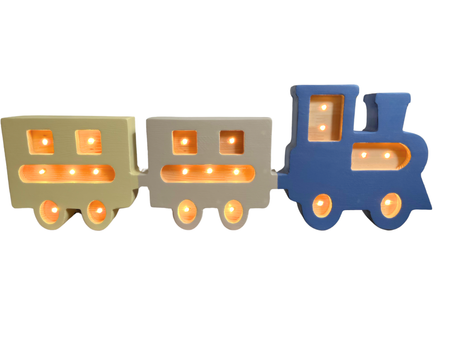 Lampka nocna do pokoju chłopca i dziewczynki Lokomotywa