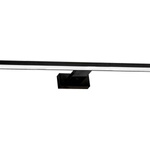 Kinkiet nad lustro czarny SHINE 60cm Led