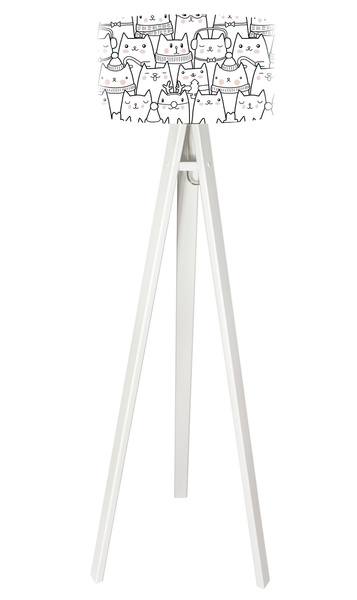 Lampa dziecięca podłogowa Wesołe Kotki 