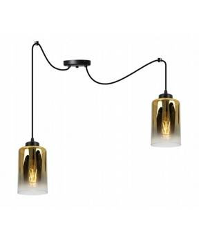 Nowoczesna Loftowa Lampa Wisząca ze Szklanymi Kloszami  typu pająk Spider Hella 2