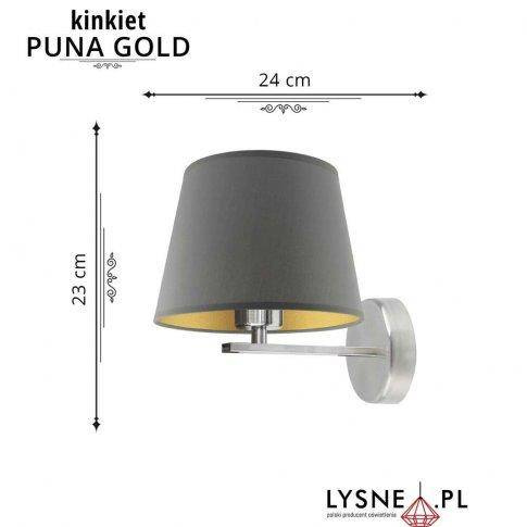 Lampa ścienna PUNA GOLD
