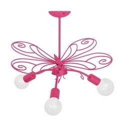 Lampa sufitowa MOTYL 2 DARK PINK 3xE27 MLP5330