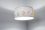 Lampa sufitowa dziecięca Wesołe Zwierzaki  średnica 60 cm