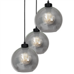 Nowoczesna lampa wisząca koło SOFIA SMOKED MLP6583