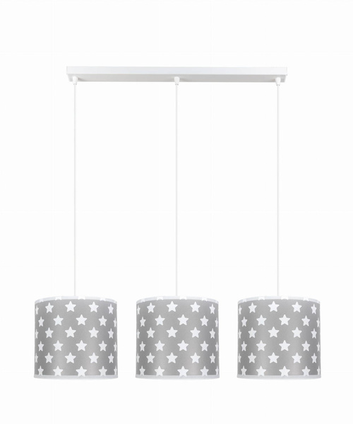 Lampa dziecięca kolorowa abażury w zwierzątka kontury
