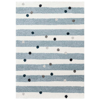 Dywan Stripes and Dots blue 160x230cm