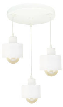 Plafon okrągły linka 3 NAIROBI BIAŁY