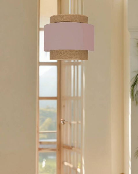 Lampa wisząca do pokoju dziecka w stylu Boho Cappuccino 2xE27