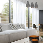 Lampa wisząca listwa kropla PETRA chrom ML5481