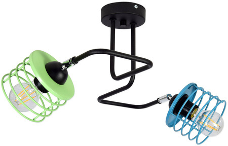 Lampa sufitowa do pokoju dziecięcego nowoczesna Edison Koszyk 2