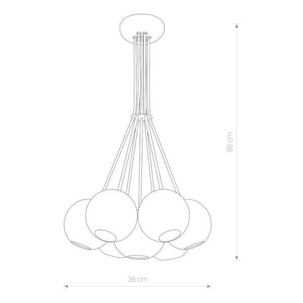 Lampa wisząca MALWI zwis 85cm