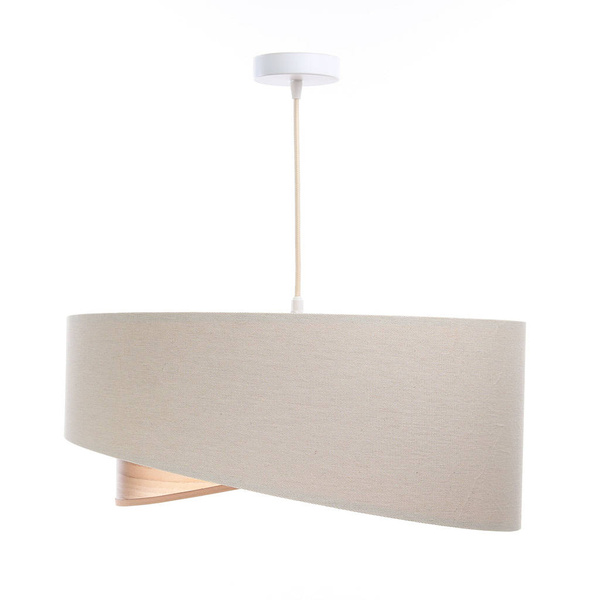 Lampa w stylu Boho asymetryczna kremowa