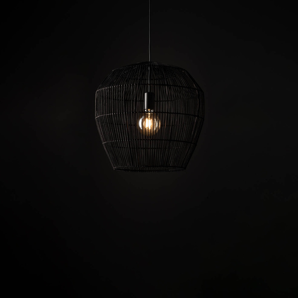 Lampa wisząca HAITI S śr. 43cm E27 | czarny