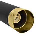 Nowoczesna lampa wisząca DANI BLACK/GOLD 1xGU10 MLP6239