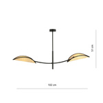 LOTUS 2 BLACK/RATTAN