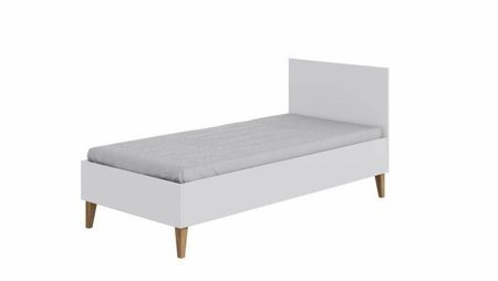 Kocot Kids Kubi białe łóżko do pokoju dziecka 180x80