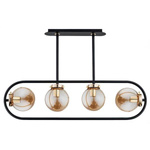 Lampa wisząca SARAN OP. OŚW. 4 PŁ