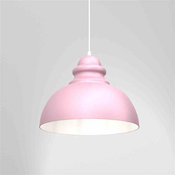 Lampa wisząca CORIN PINK 1xE27