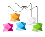 Lampa wisząca do pokoju dziecka typu pająk kolorowa Diament Spyder 5