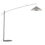 Lampa podłogowa POISE umbra gray A E27 wys.240cm dług.260cm przewód 270cm włącznik | 11767