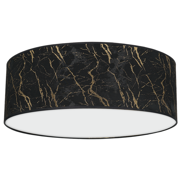 Lampa sufitowa SENSO Black/Gold Ø500mm 3xE27