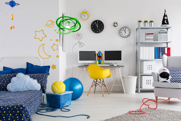 Lampa wisząca do pokoju dziecka zielona Sferis 